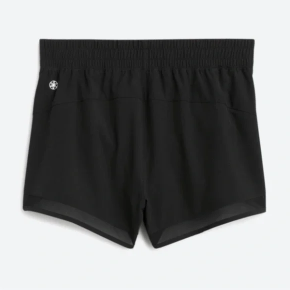 EUC GAIAM Luna Mesh Woven Performance Shorts XL Black moisture wicking quick dry - Picture 2 of 11